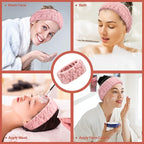 Chuangdi 3 Pieces Women's Makeup Headband - Image 6