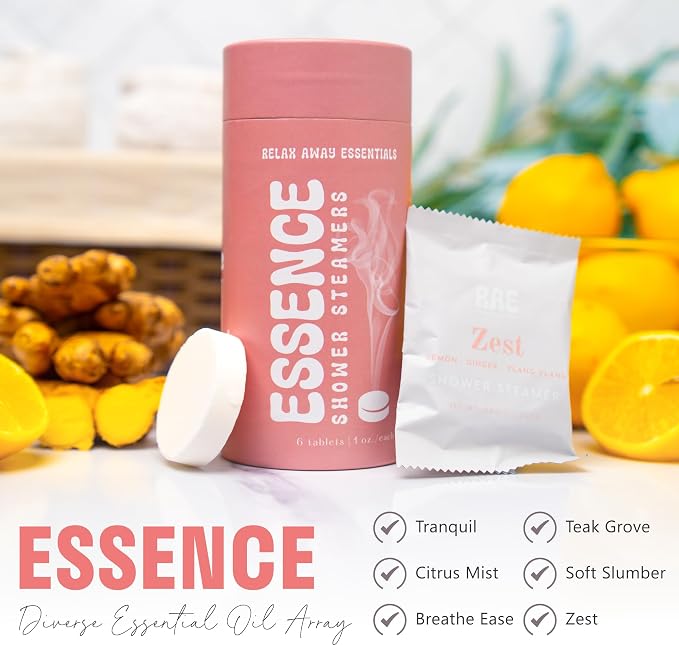 Relax Away Essence Shower Steamers 6 Pack - Image 6