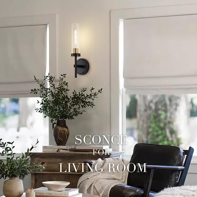 Hardwired Wall Sconces Set of Two, Modern Farmhouse Wall Mount Lights - Image 8