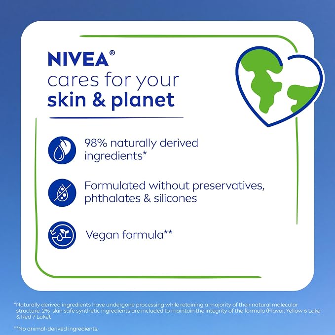 NIVEA Strawberry Lip Care, Nourishing Oils and Vitamin C & E, 3-in-1 Moisture - Image 12