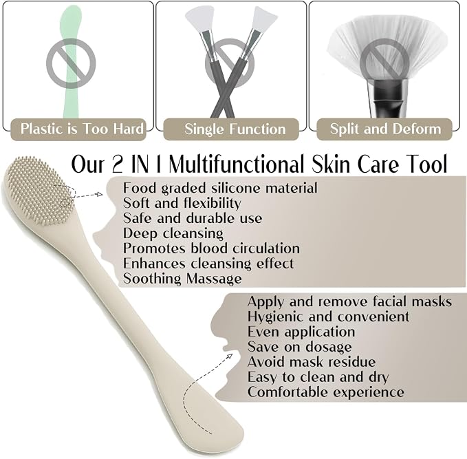 Face Mask Brush Applicator, Mask Brushes - Image 2
