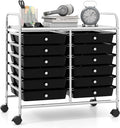 Giantex 12 Drawers Rolling Cart, Mobile Storage Drawer Cart, Classroom by Giantex