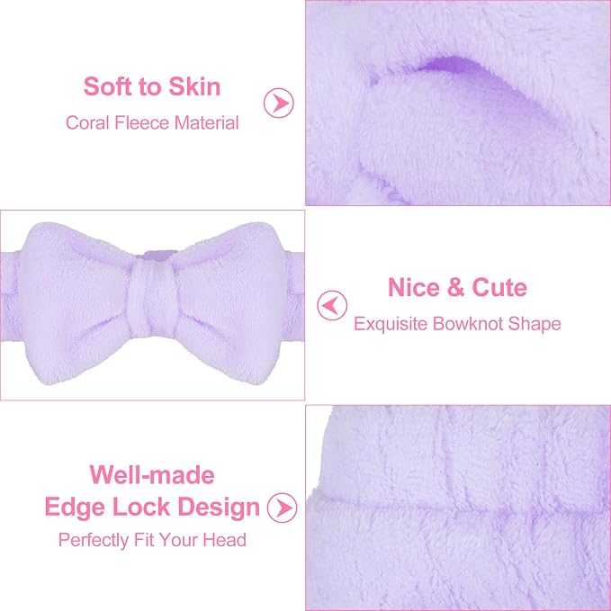 Ondder Skincare Headband for Washing Face Spa Makeup Face Wash Headband Skin - Image 2