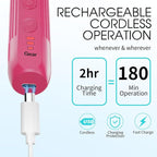Professional Manicure Pedicure Kit -360° Light, Rechargeable Electric Nail Drill - Image 3