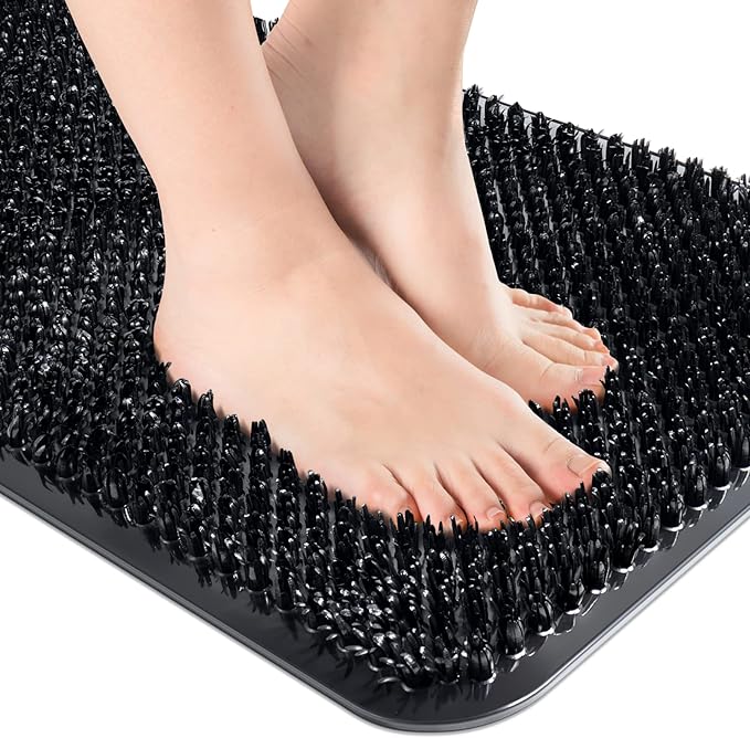 OTHWAY Non Slip Grassy Bathtub Mat : 25.6X13.4 inches Sturdy But Soft Bath by OTHWAY