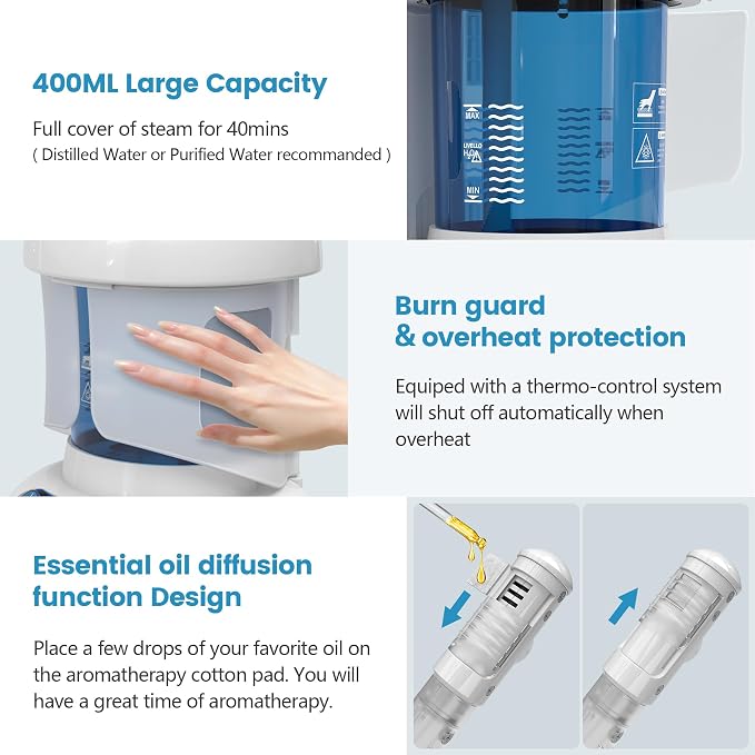 Nisperos Nano Ionic Facial Steamer - Image 4