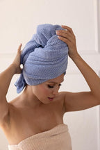 Curly Girl Microfiber Hair Towel Wrap - Image 3