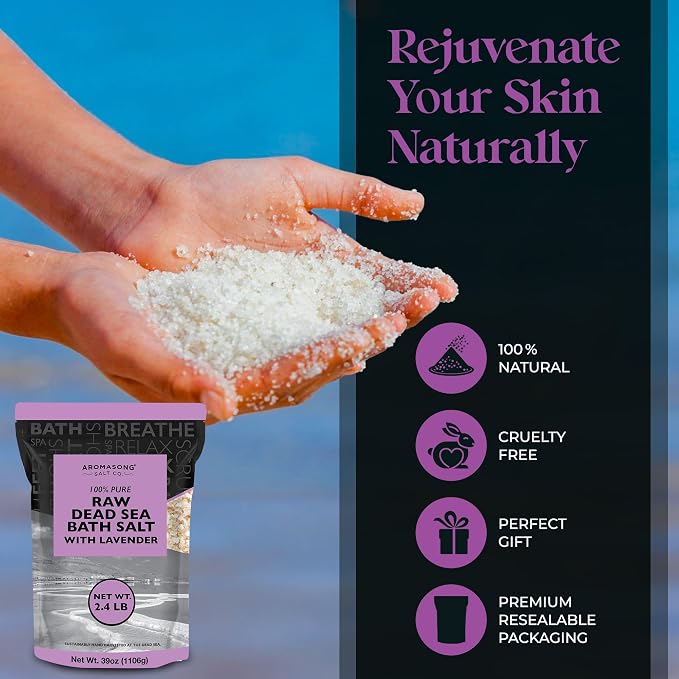 Aromasong Pure Raw Dead Sea Salt - Image 5