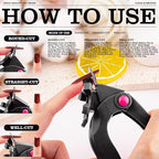 Black Acrylic Nail Clippers, Adjustable Nail Tip Cutter - Image 3