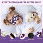 Kids Silk Sleep Mask: 100% Mulberry Silk Eye Mask - Image 5