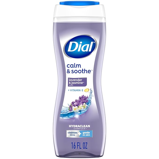 Dial Body Wash, Calm & Soothe Lavender & Jasmine Scent, 16 fl oz - Image 2