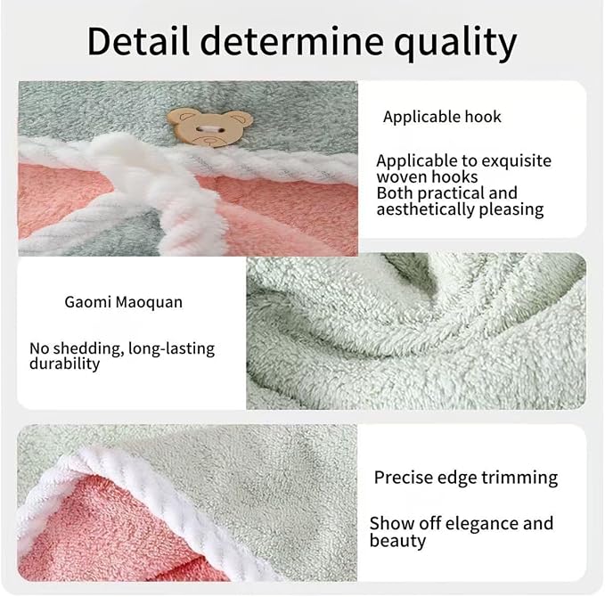 Microfiber Hair Towel, Hair Towel wrap - Image 8