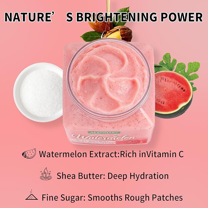 Watermelon Body Scrub &Avocado Face & Body ScrubMoisturizing and Exfoliating - Image 5
