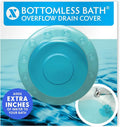 SlipX Solutions Bottomless Bath, Essential Overflow Drain Cover by SlipXSolutions