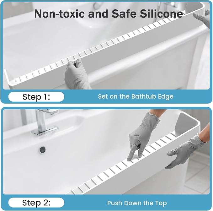 Bathtub Splash Guard PlayPad Shelf Area - Image 7