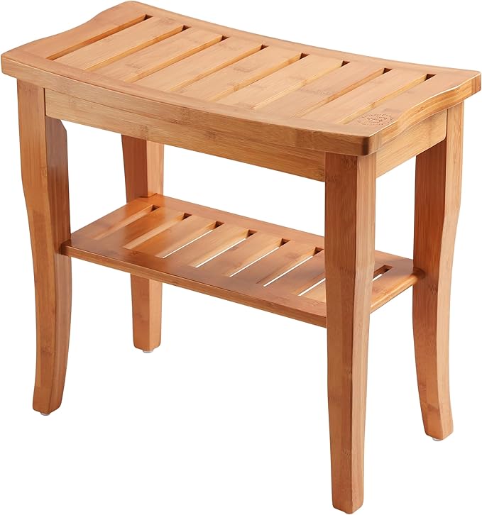 Bamboo Shower Bench - Image 7