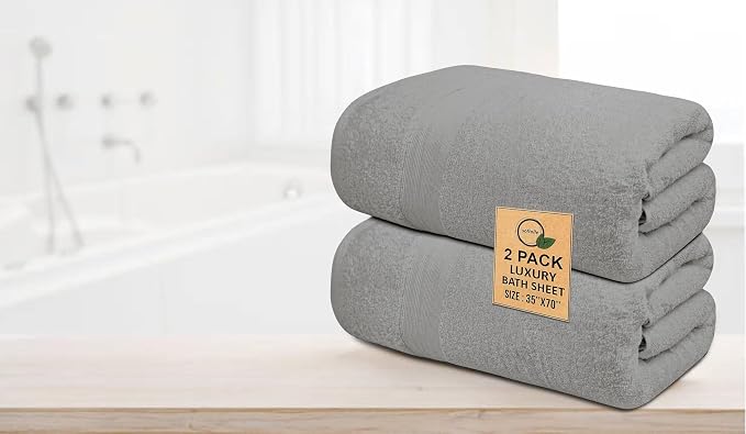 Softolle 100% Cotton Luxury Bath Sheets - Image 6