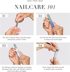 Tweezerman Blue and Green Paisley Manicure Kit - Image 3