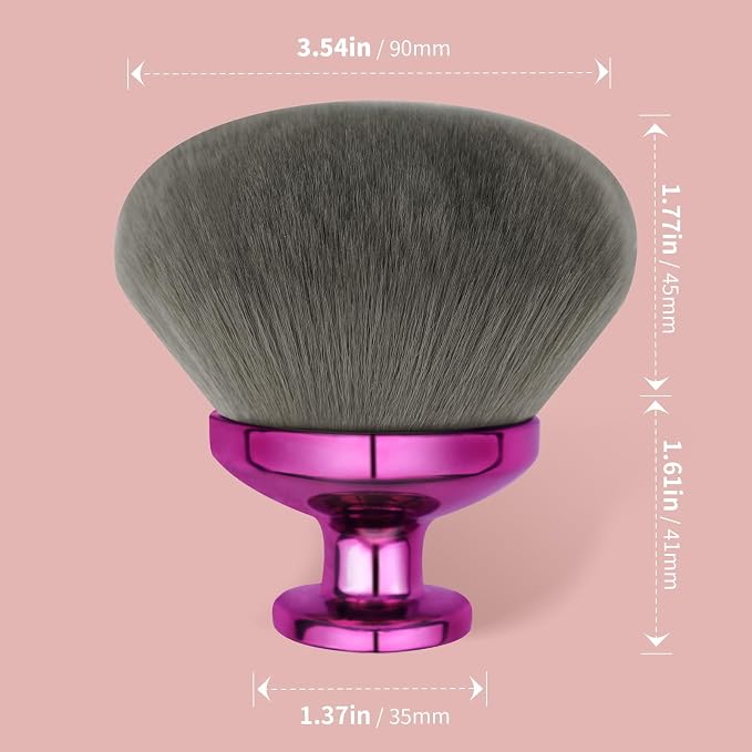 docolor Self Tanner Brush Extra Large Body Makeup Brush, 3.5 Inch Width - Image 4