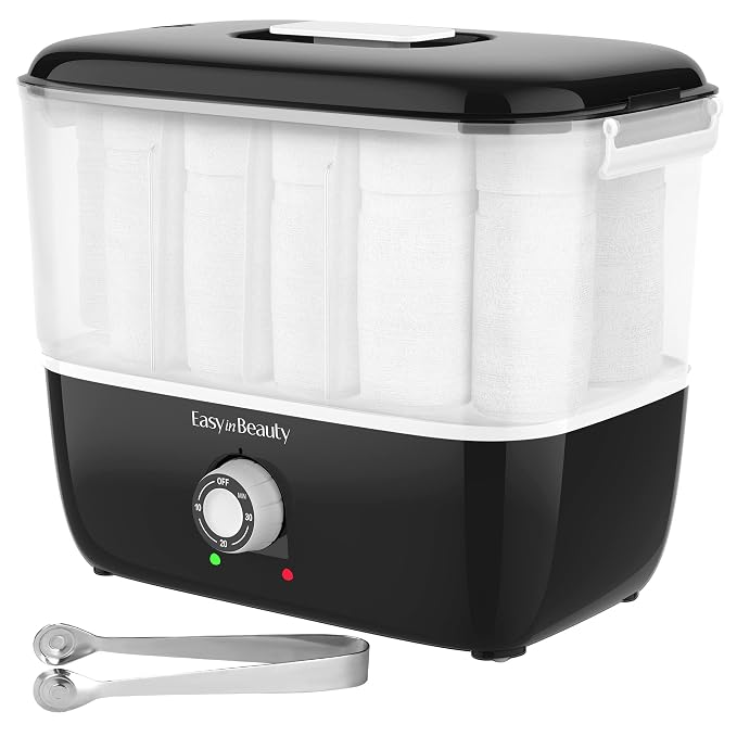EASYINBEAUTY Hot Towel Warmer for Facials, Holds 16 Small Towels, 5L Towel - Image 8