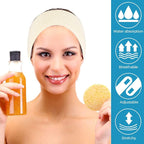 Whaline Spa Facial Headband 4 Packs Head Wrap Terry Cloth Headband Adjustable - Image 6