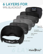 MUSICOZY Sleep Headphones Breathable Bluetooth 5.4 Headband 3D Sleeping - Image 6