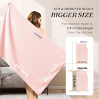 YFONG Large Hair Towel Wrap for Women, Super Absorbent Microfiber Hair Towel - Image 5