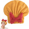 Microfiber Hair Drying Cap, Ultra Absorbent Hair Towel Wrap Turban by YUMINGUHC