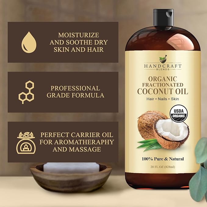 Handcraft Blends Organic Fractionated Coconut Oil | 100% Pure and Natural | - Image 5