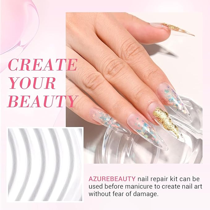 AZUREBEAUTY Nail Repair Kit Transparent Crystal - Image 5