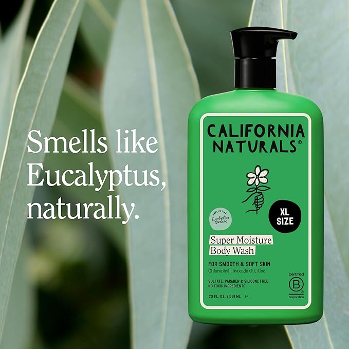 California Naturals Super Moisture Eucalyptus Breeze Body Wash 20oz - Image 7