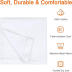 Amazon Basics Cotton Washcloths, Lightweight Quick-Dry, Absorbent Face and Body - Image 4