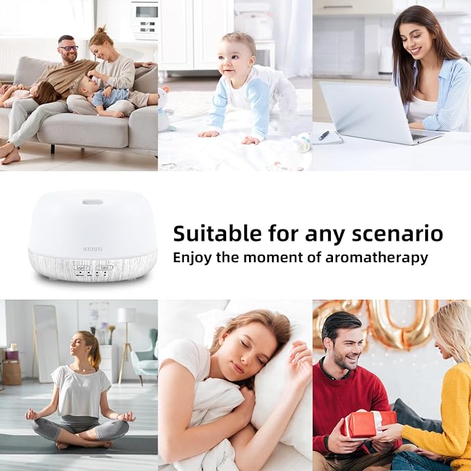 SEEDSEEL 300ML Essential Oil Diffuser - Image 4