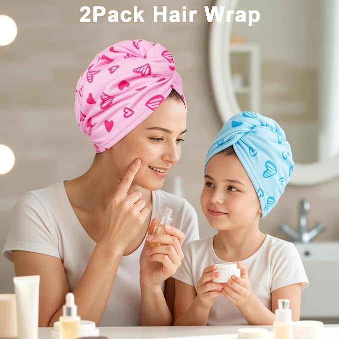 Unicorn Castle Microfiber Hair Towel - Image 3