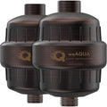 weAQUA Heavy Duty Shower Filter Family 2 PACK – 99% Removal by weAQUA