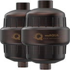 weAQUA Heavy Duty Shower Filter Family 2 PACK – 99% Removal by weAQUA