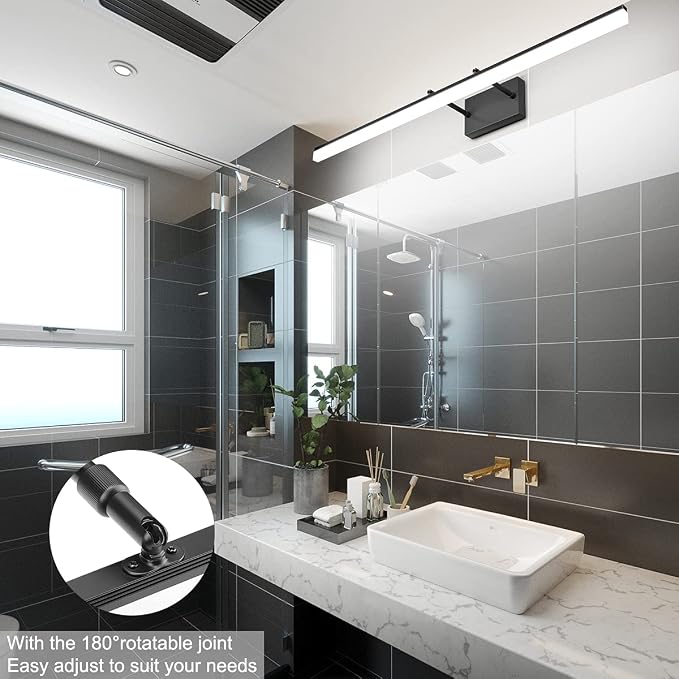 Aipsun Modern LED Vanity Light Adjustable Bathroom Light Fixtures Over Mirror - Image 3