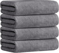 JML Microfiber Towels, Bath Towel Set 4 Pack, Fast Drying Bathroom Towel by JML