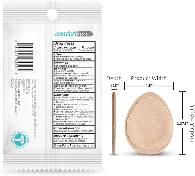 Comfort Zone Extra Thick Callus Remover Pads - Image 2