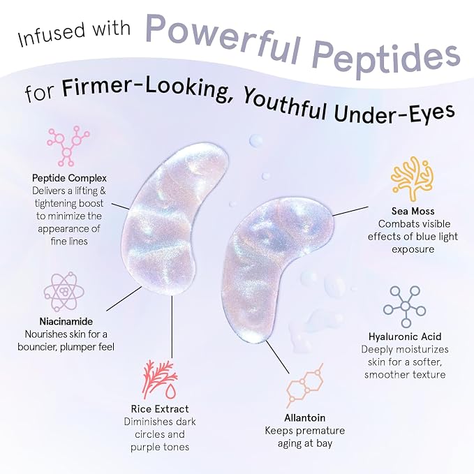 grace & stella Peptide Under Eye Patches - Image 5