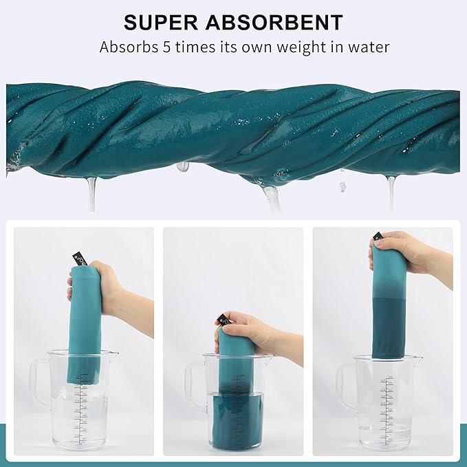 Rainleaf Microfiber Towel Perfect Travel & Gym & Camping Towel. Quick Dry - Image 4