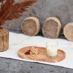 Koville Turkish Natural Travertine Tray, Countertop Organizer, Catchall - Image 9