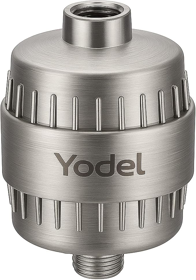 Yodel Shower Filter Brushed Nickel by Yodel
