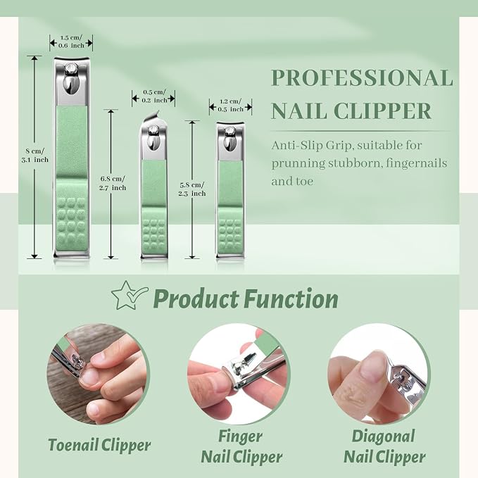 Manicure Pedicure Set, Nail Clipper Set - Image 3