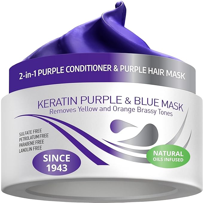 VITAMINS hair cosmetics Keratin Purple Hair Mask by VITAMINSHairCosmetics