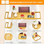 Premium Bathtub Tray Caddy - Image 2