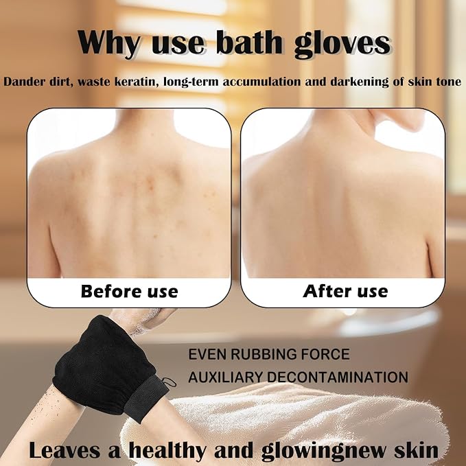 1 Pair Exfoliating Glove, Scrubbies - Image 2