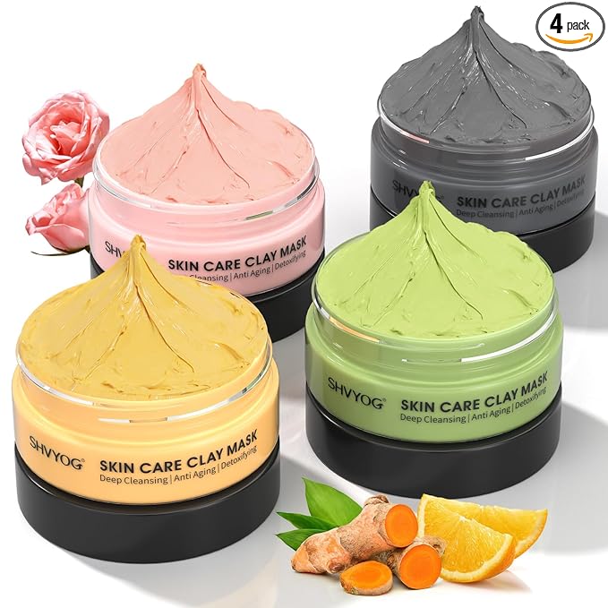 SHVYOG 4Pcs Face Mask Set by SHVYOG