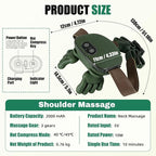 Shoulder & Neck Massager with Heat, 4D Kneading Neck Massager with Bionic - Image 6