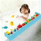 Bathtub Splash Guard for Kids, 2.6 FT Silicone Bathtub Play Shelf - Image 6